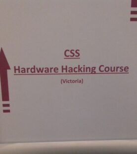 Hardware Hacking 2 Day Course – 9th May 2022