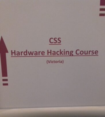 Hardware Hacking 2 Day Course – 9th May 2022